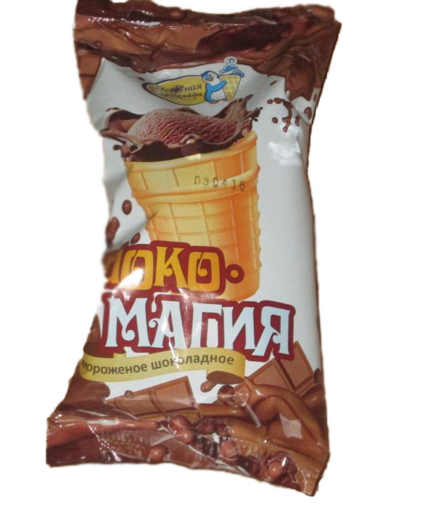 

Мороженое Нежная Прохлада ШокоМагия шоколадное 5,9% СЗМЖ 60 г