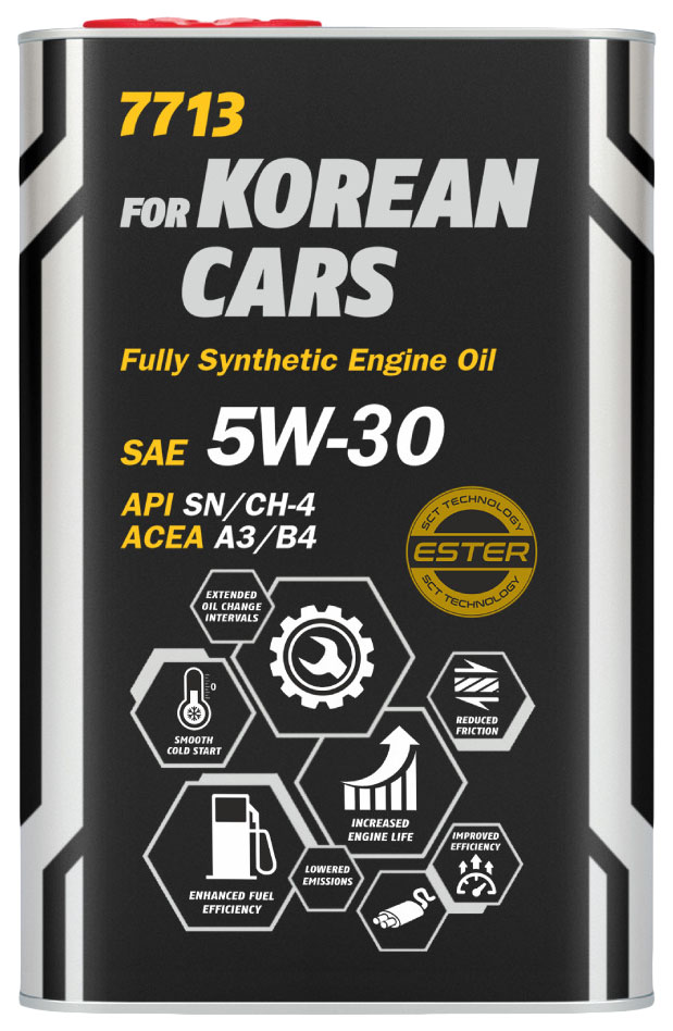 

MANNOL 7031 Моторное масло MANNOL O.E.M. for Korean cars 5W30 (metal) SN (1л.)