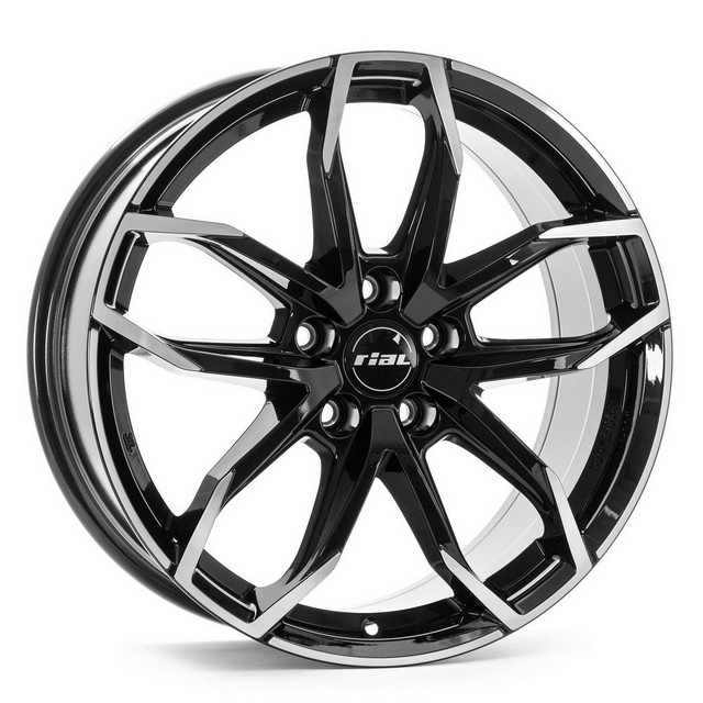 

Колесный диск Rial Lucca (DBF) 8xR19 ET40 5*112 D70.1, Черный;серебристый