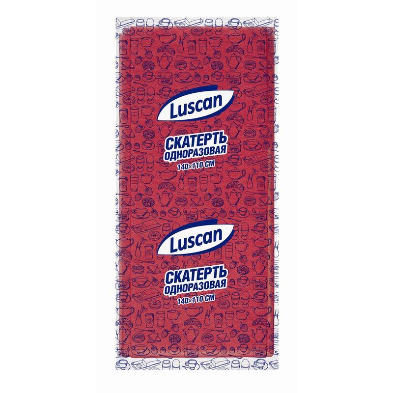 

Скатерть Luscan, 110x140см, спанбонд, красная, 50шт., Красный