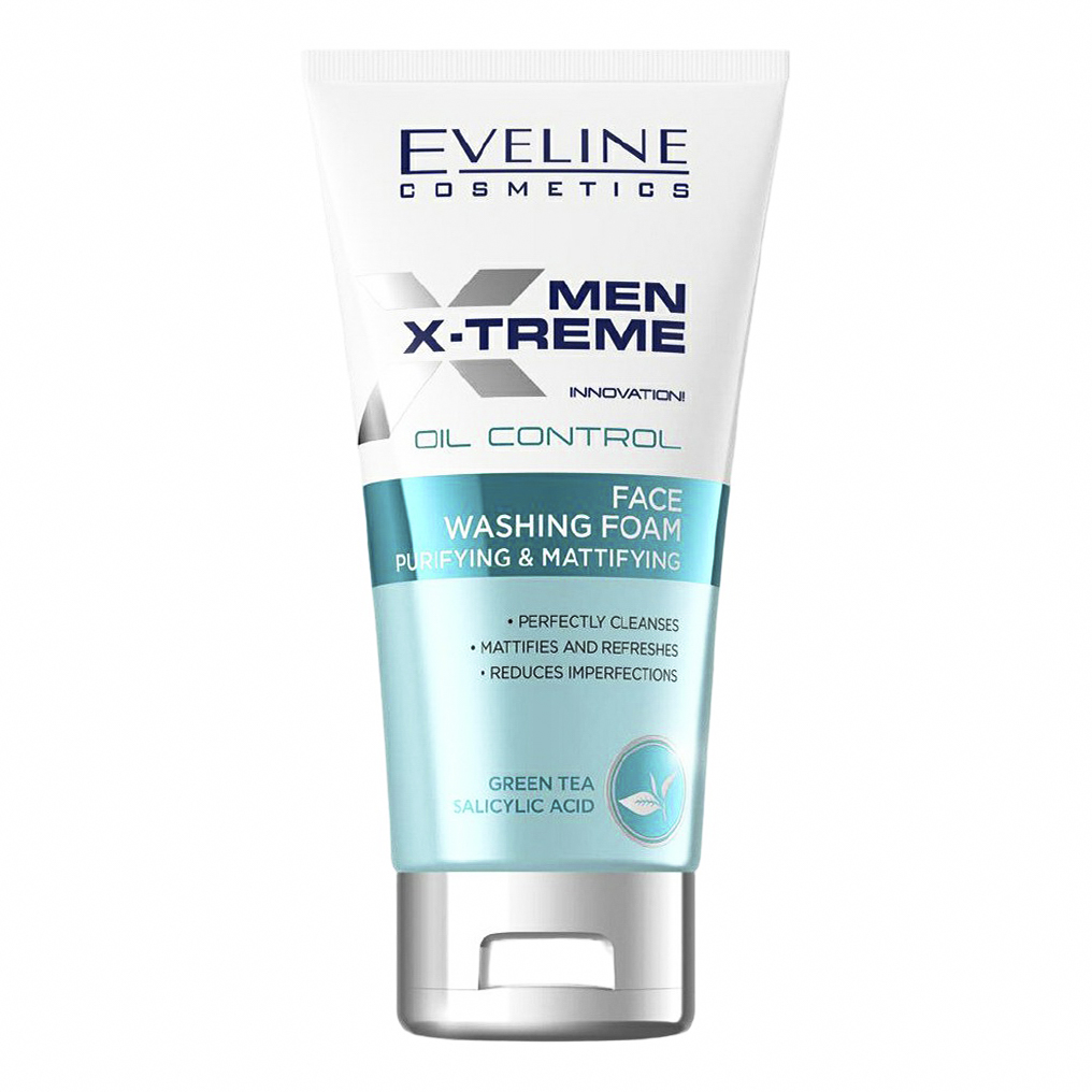 фото Пенка для умывания eveline cosmetics men x-treme очищающе-матирующая, 150 мл