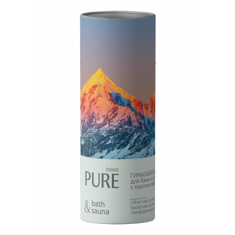 Соль для бани и сауны Pure Bases гималайская, эвкалипт, 100 г