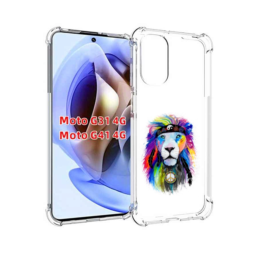 

Чехол MyPads Лев 3 для Motorola Moto G31 4G / G41 4G, Прозрачный, Tocco