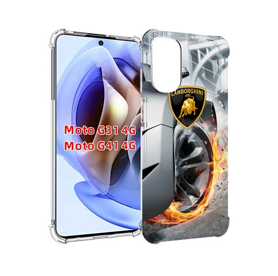 

Чехол MyPads Ламборгини мужской для Motorola Moto G31 4G / G41 4G, Прозрачный, Tocco
