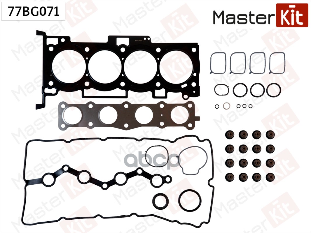 

Набор Прокладок Верхний Hyundai Sonata Nf/Santa Fe/Sorento 2.4 G4ke MasterKit 77bg071