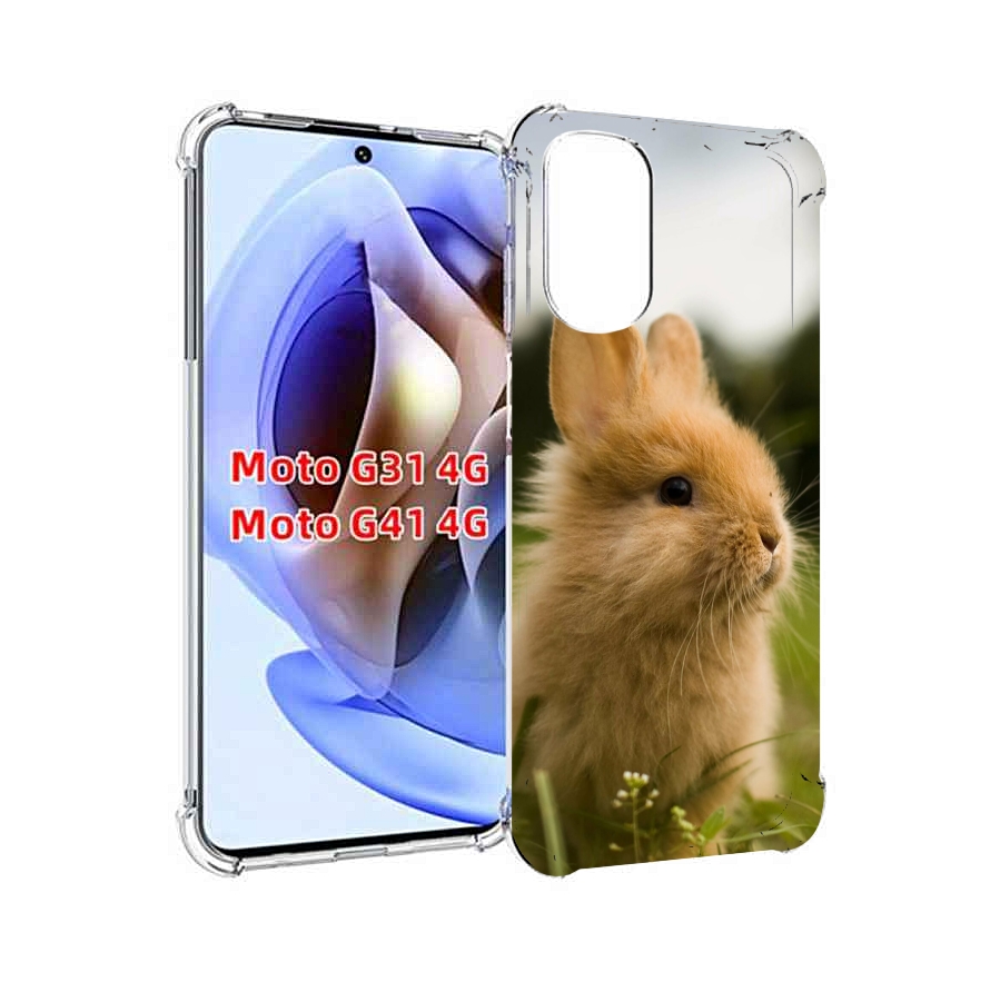 

Чехол MyPads Кролик для Motorola Moto G31 4G / G41 4G, Прозрачный, Tocco