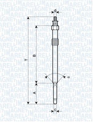 

Свеча накала Magneti Marelli 062900024304, Свеча накала Magneti Marelli 062900024304 Magneti Marelli 062900024304