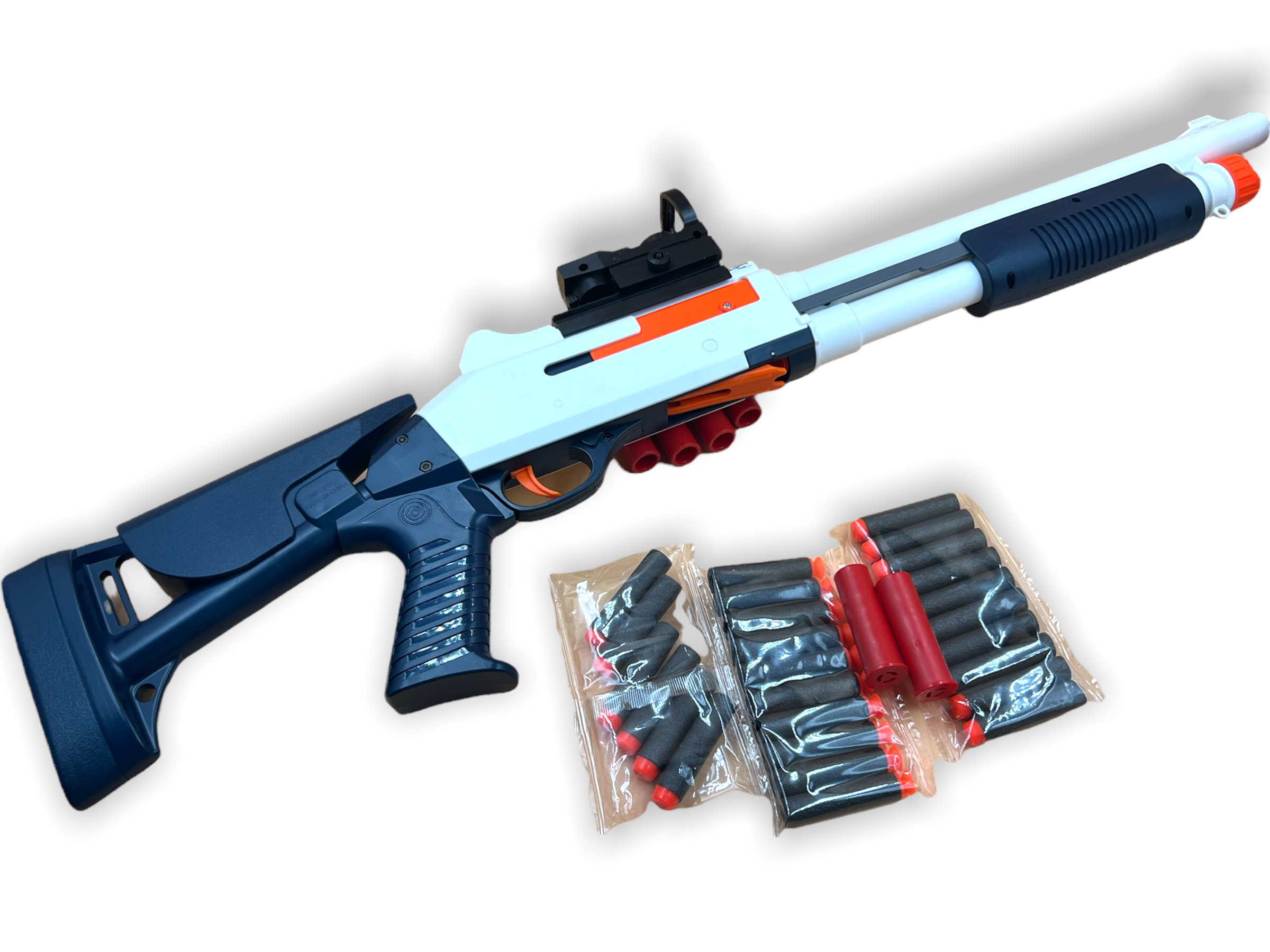 Огнестрельное игрушечное оружие Panawealth Винчестер, мягкие пули junfa мягкие пули 36 шт