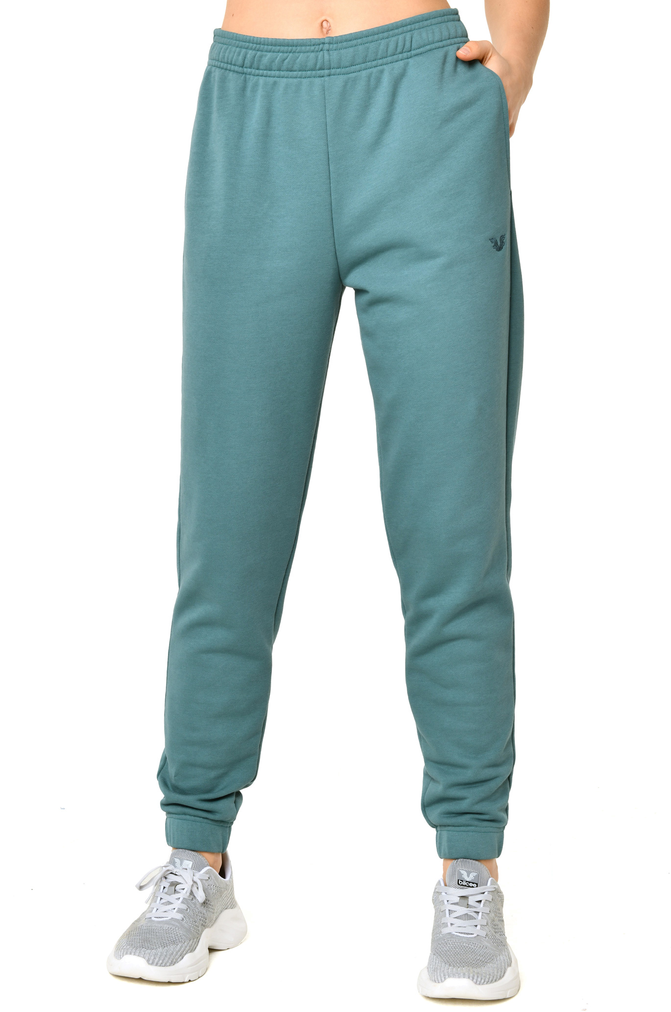 

Спортивные брюки женские Bilcee TB21WL05W8407-1-1511 зеленые L, TB21WL05W8407-1-1511