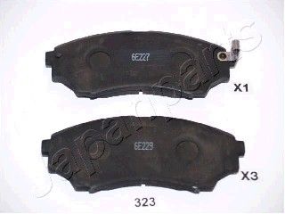 

Тормозные колодки Japanparts дисковые pa323af, Колодки тормозные дисковые, комплект