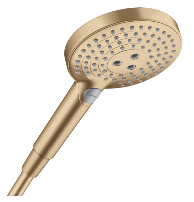 

Ручной душ Hansgrohe Raindance Select S 120 3jet EcoSmart шлифованная бронза (26531140)