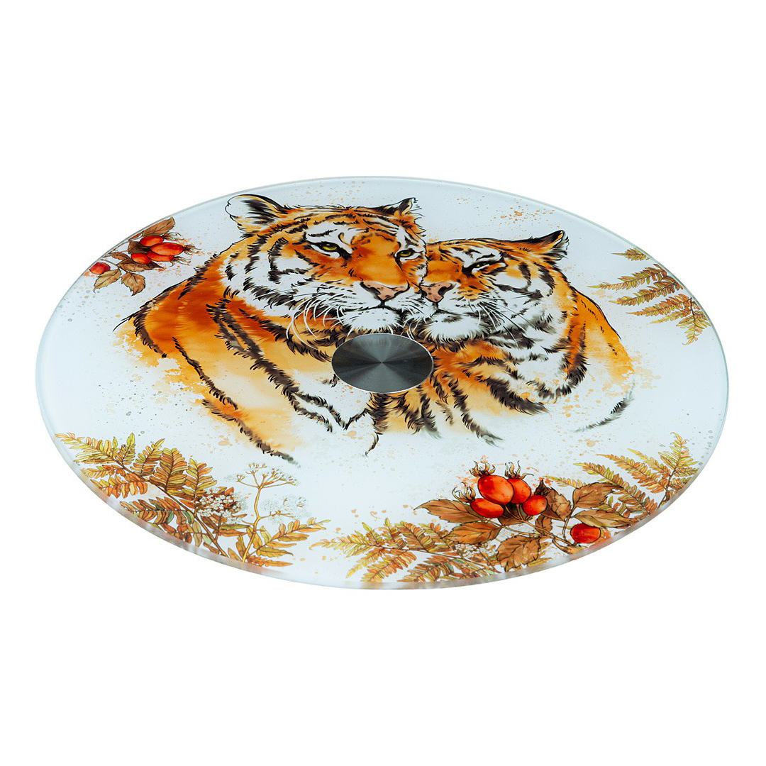

Тортница Agness Tiger Amour вращающаяся 25 см