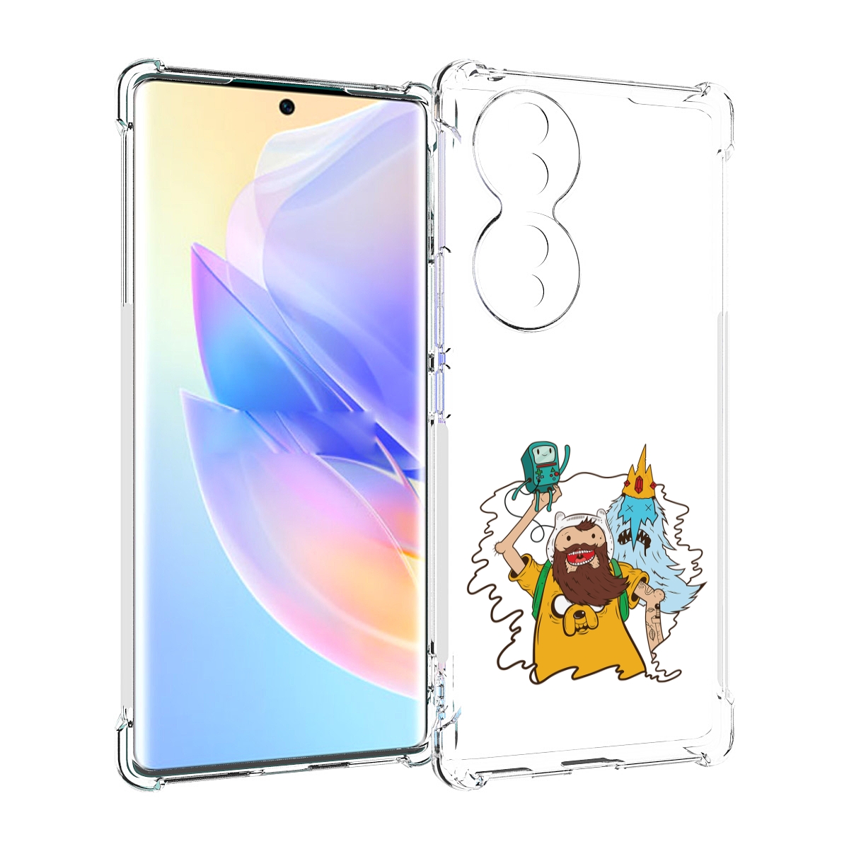 

Чехол MyPads время приключений старый Финн для Honor 70, Прозрачный, Tocco