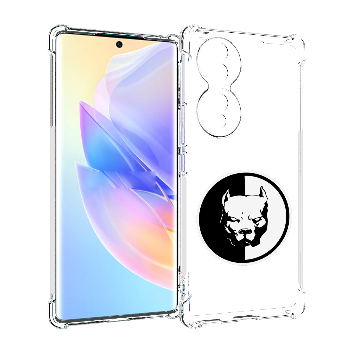 

Чехол MyPads смотра мужской для Honor 70, Прозрачный, Tocco