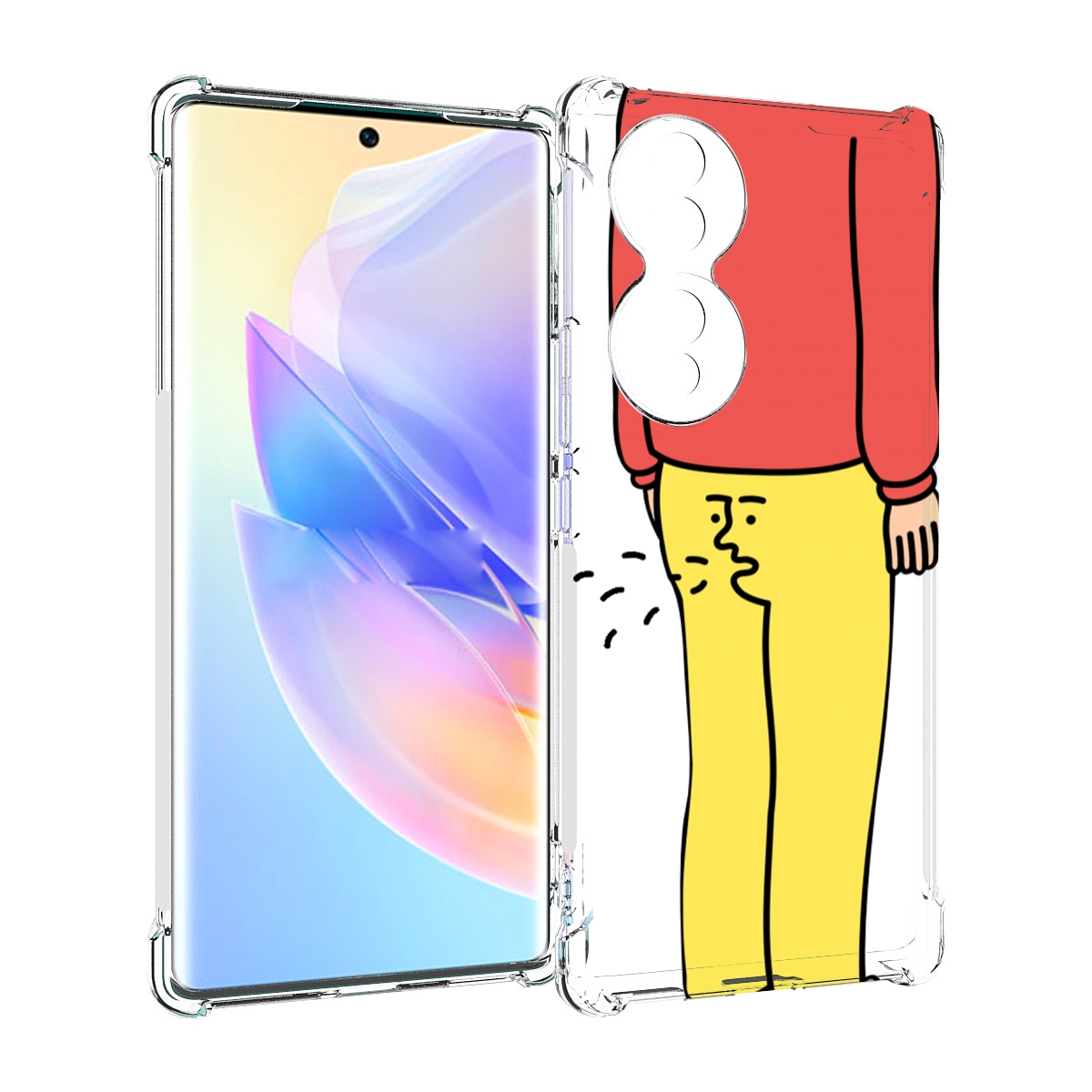 

Чехол MyPads смешной-мужчина для Honor 70, Прозрачный, Tocco