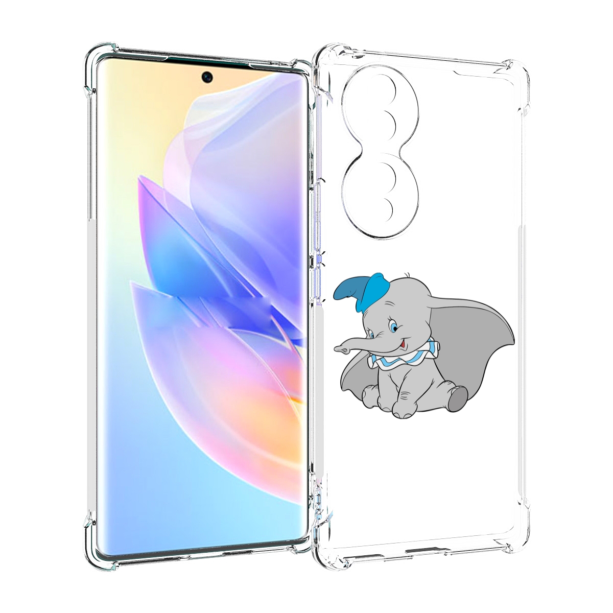 

Чехол MyPads слоненок-с-большими-ушками для Honor 70, Прозрачный, Tocco