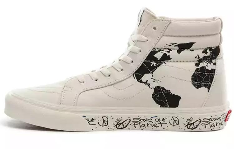 

Кеды унисекс Vans Save Our Planet x SK8 белые 38 EU, Белый, Save Our Planet x SK8