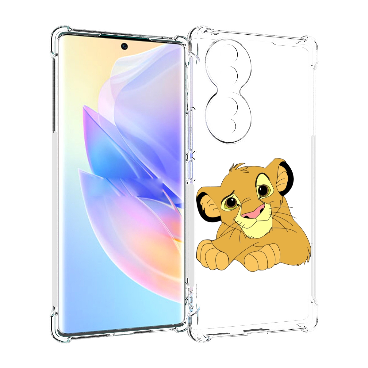 

Чехол MyPads симба-красивый для Honor 70, Прозрачный, Tocco