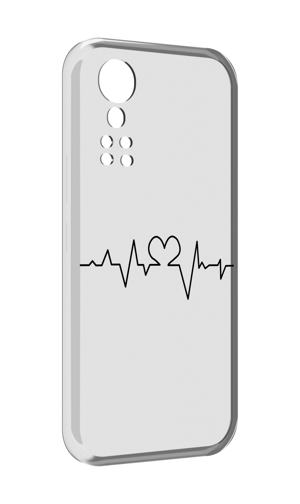 Чехол MyPads диаграмма-любви для ZTE Axon 30 5G / Axon 30S
