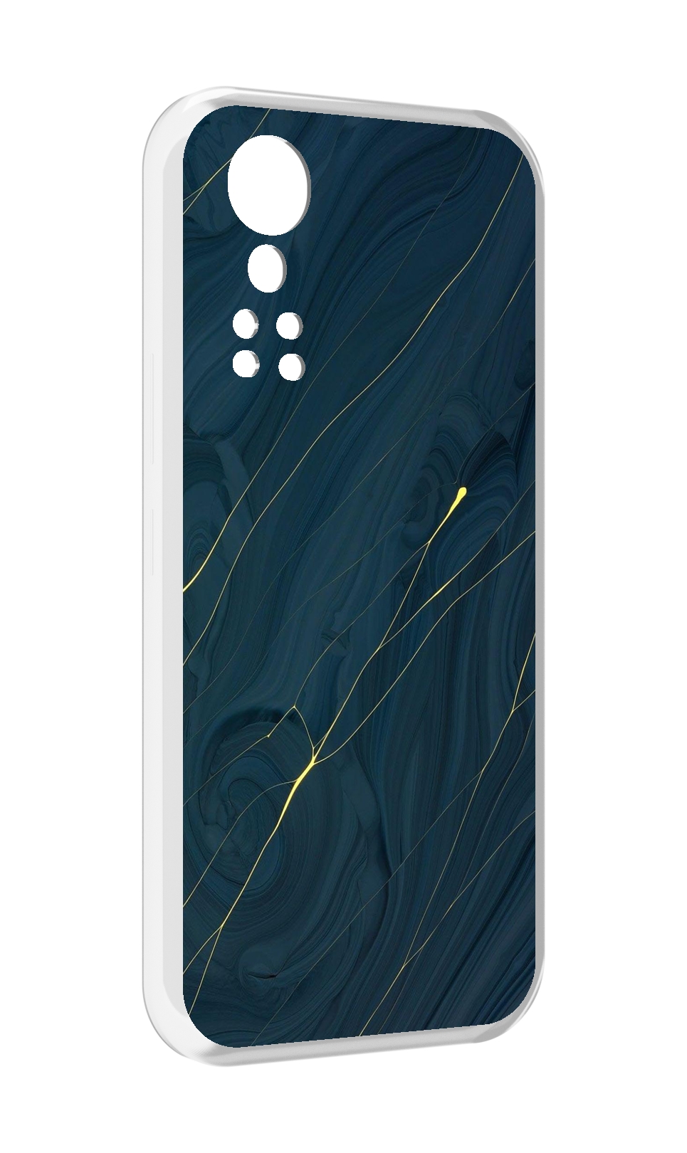 

Чехол MyPads дерево с золотыми трещинами для ZTE Axon 30 5G / Axon 30S, Прозрачный, Tocco