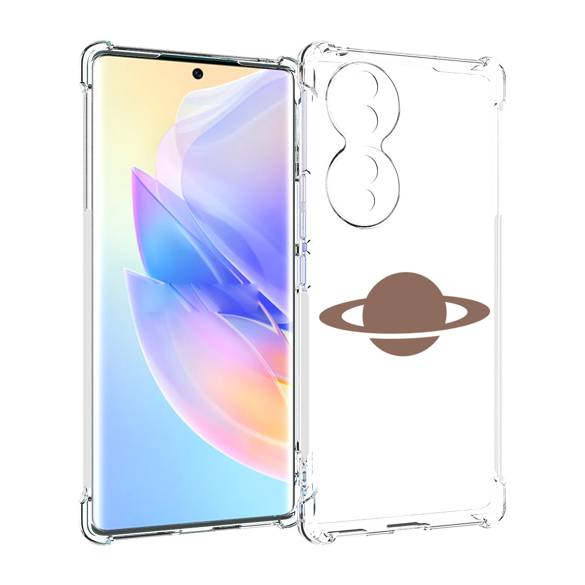 

Чехол MyPads сатурн для Honor 70, Прозрачный, Tocco