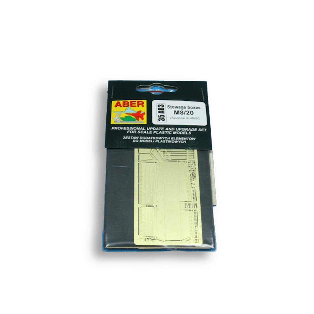 

35 A83 Aber 1/35 Stowage boxes for M8/20, Однотонный, 35 A83