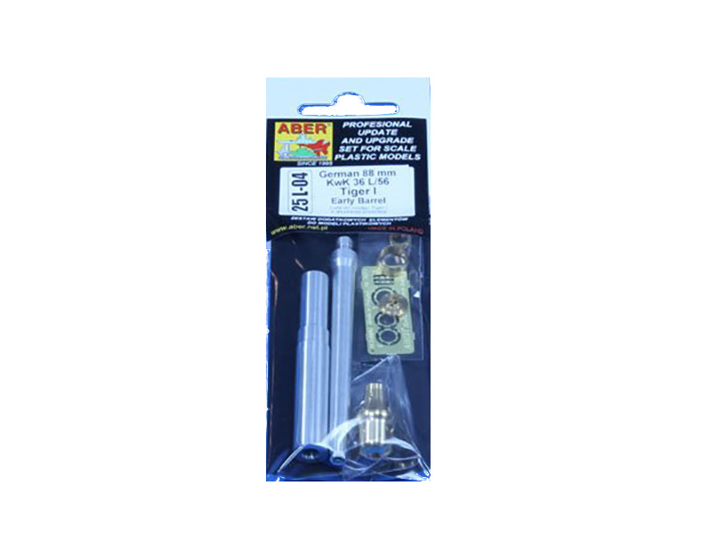 

25 L-04 Aber 1/25 German 88 mm KwK 36 L/56 Tiger I Early Barrel, 25 L-04