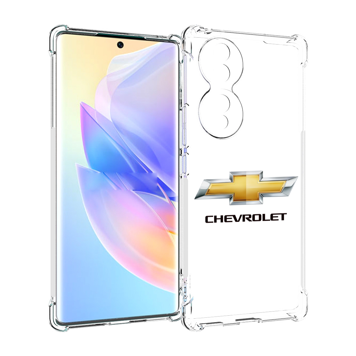 

Чехол MyPads сhevrolet-3 мужской для Honor 70, Прозрачный, Tocco