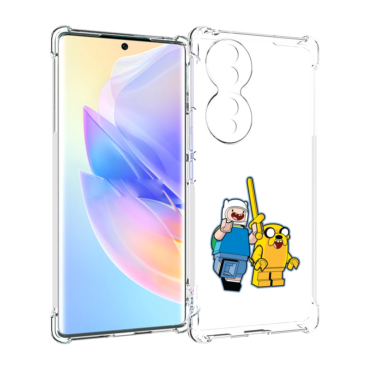 

Чехол MyPads время приключений лего для Honor 70, Прозрачный, Tocco