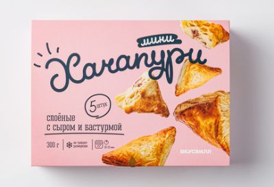

Хачапури ВкусВилл с бастурмой и сыром замороженные 300 г