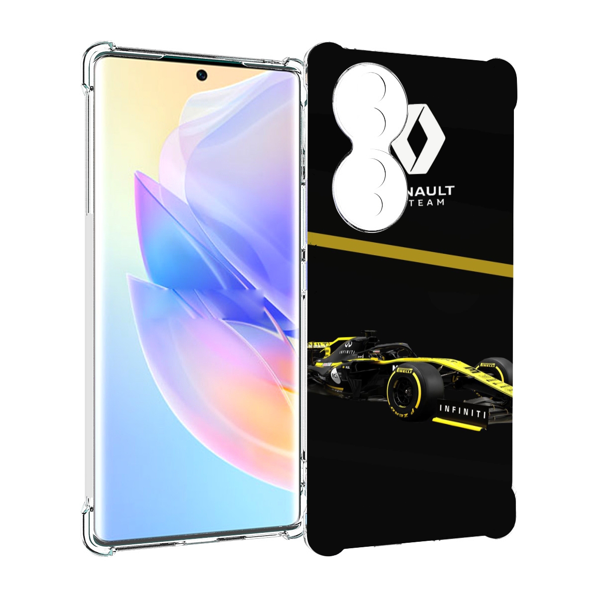 

Чехол MyPads renault 2 для Honor 70, Прозрачный, Tocco