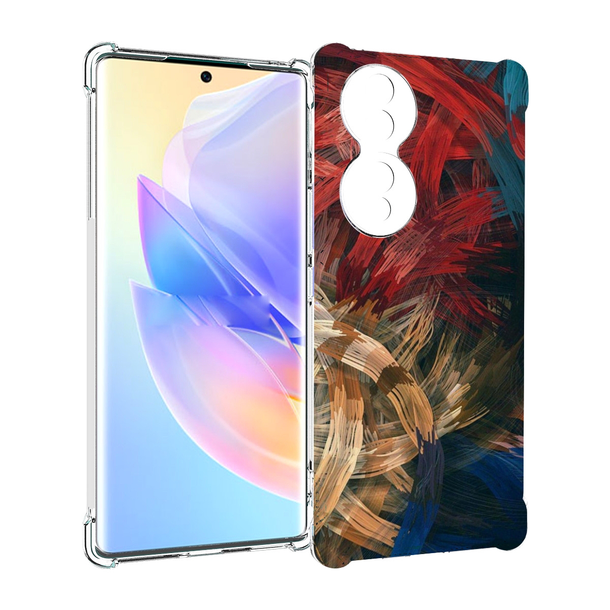 

Чехол MyPads раскрашенная медь для Honor 70, Прозрачный, Tocco