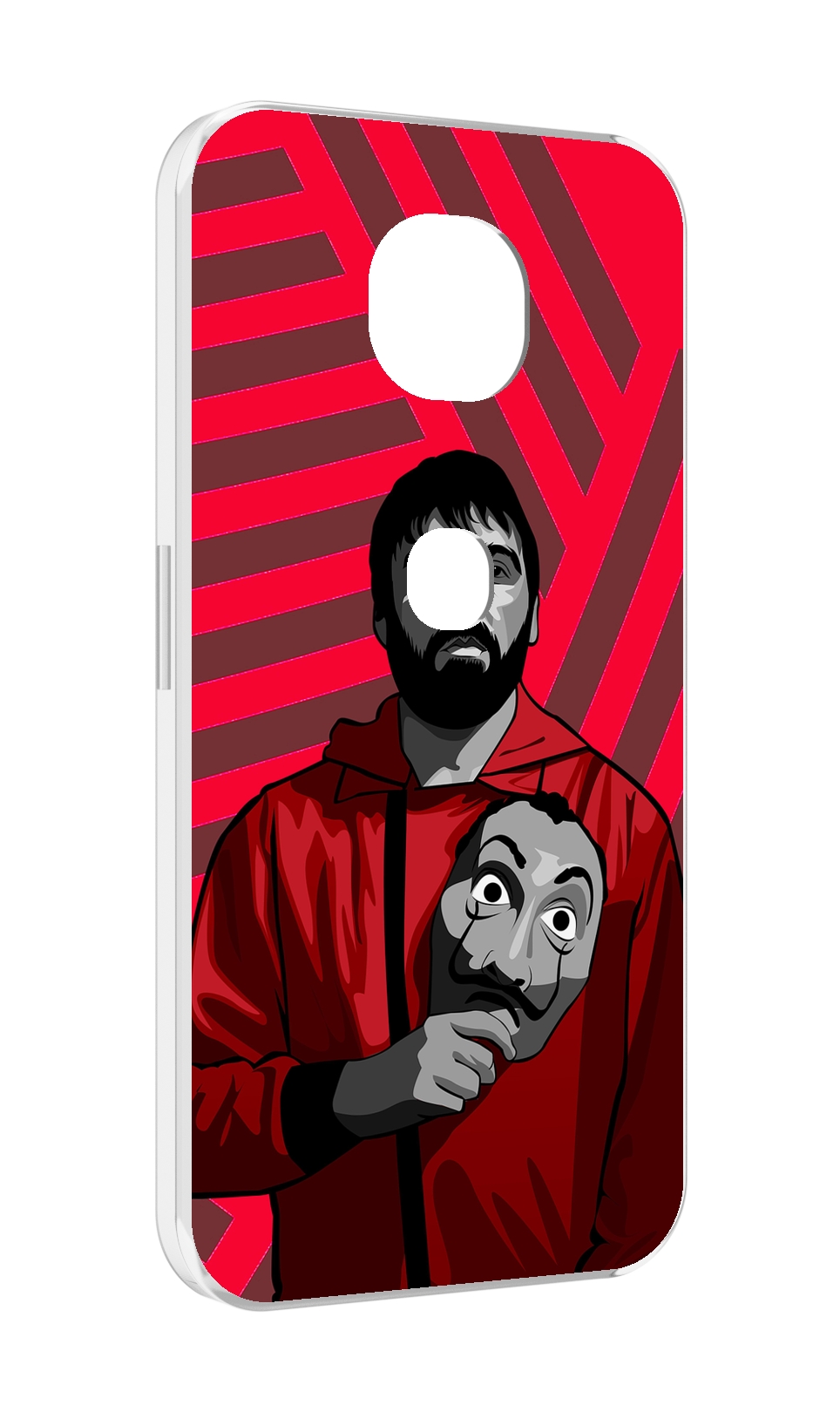 

Чехол MyPads Богата-Бумажный-дом для Motorola Moto G5S (XT1799-2), Прозрачный, Tocco