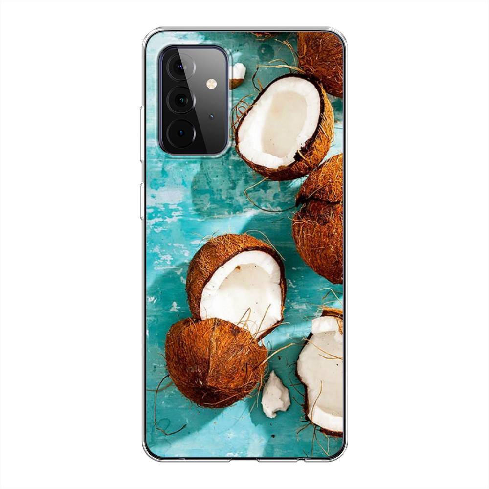 

Чехол Awog на Samsung Galaxy A72 / Самсунг A72 "Разбитые кокосы", Разноцветный, 2101950-10