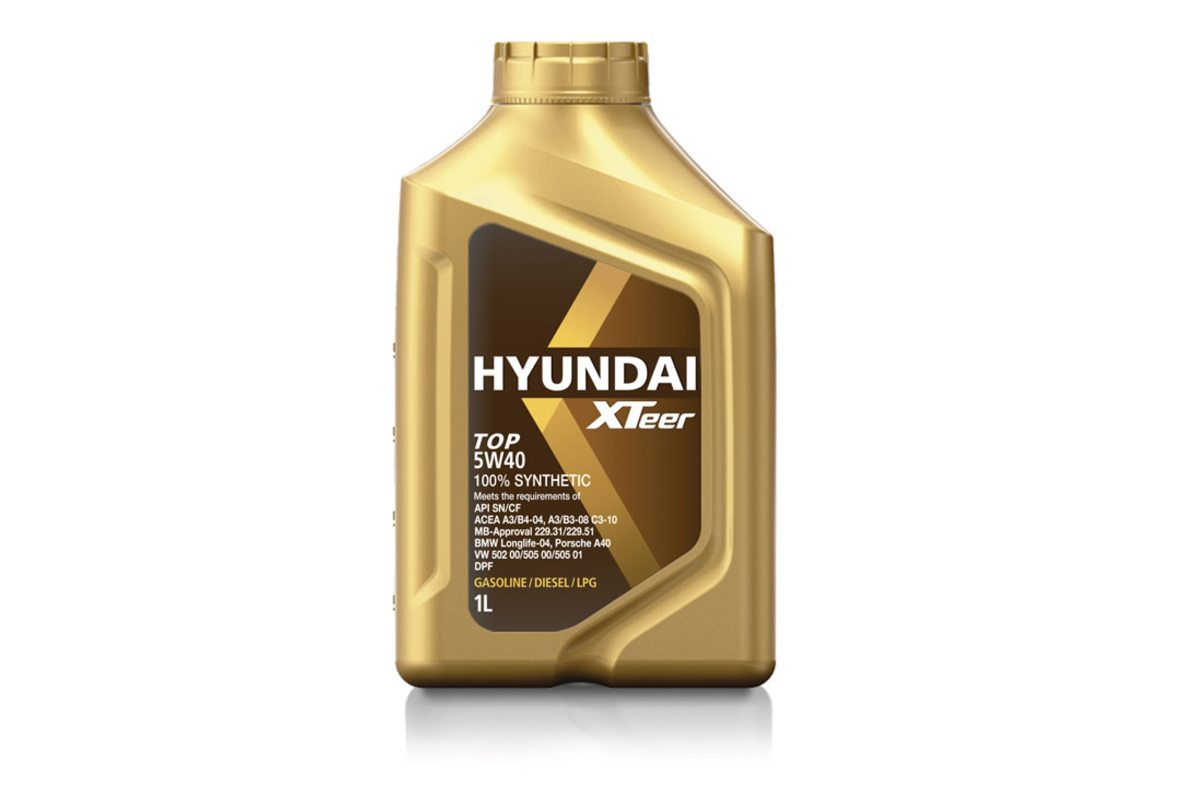 Моторное масло HYUNDAI Xteer синтетическое 5W40 TOP SN/CF C3 1л