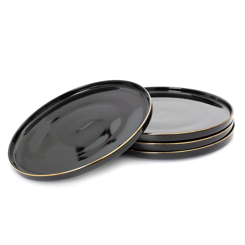 

Набор тарелок DOMENIK Black Gold десертные 21 см 4 шт, BLACK GOLD
