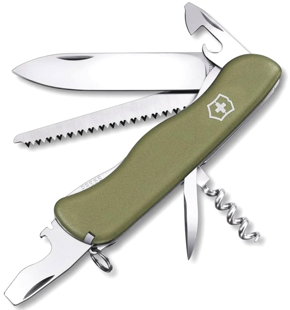 

Многопредметный нож Victorinox Forester Green 0.8363.4, Зеленый, Forester