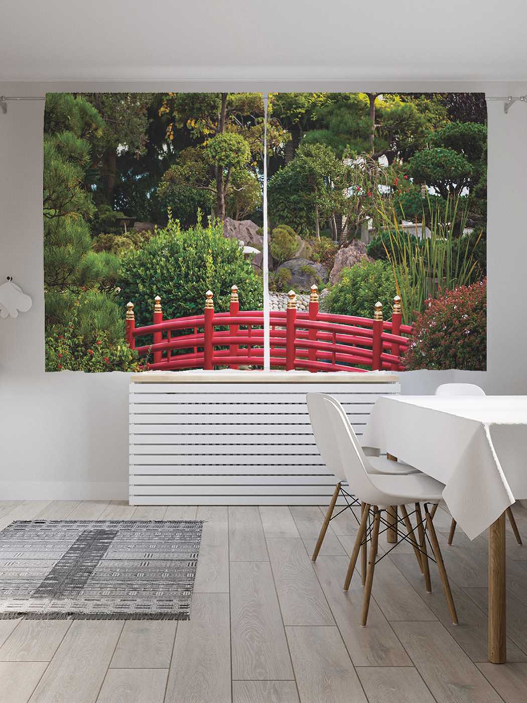 

Классические шторы JoyArty "Лесной декор", серия Oxford DeLux, 2 полотна 145x180 см, Лесной декор