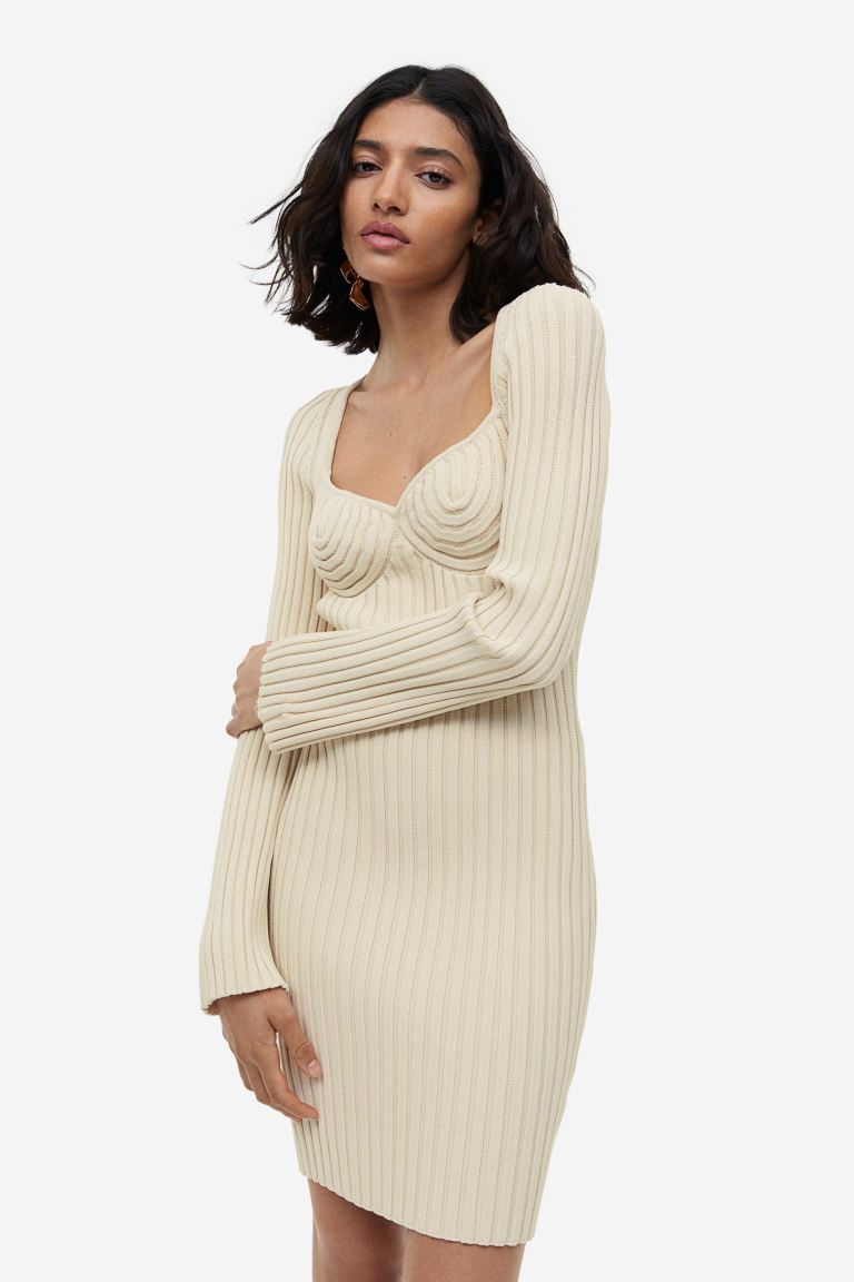 

Платье женское H&M 1164820001 бежевое XL (доставка из-за рубежа), 1164820001
