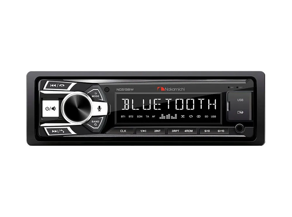 Автомобильная магнитола Nakamichi NQ513BW USB/AUX/ВТ Подсветка кнопок белая