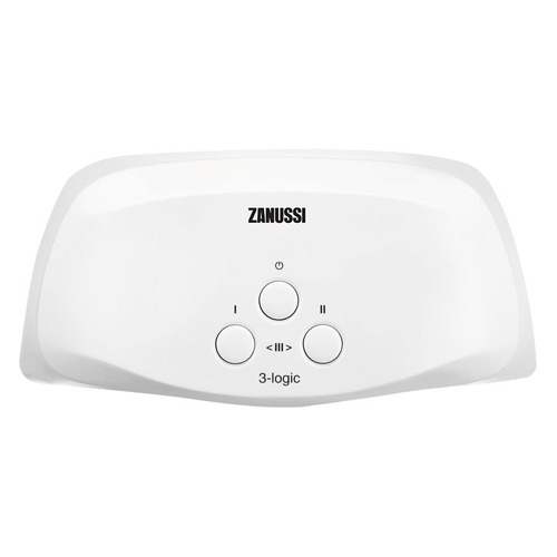 

Водонагреватель ZANUSSI 3-logic S, проточный, 3.5кВт, душ, белый [нс-1064828]