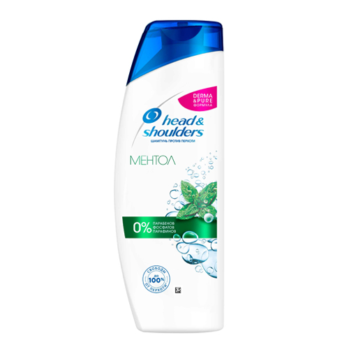 

Шампунь для волос Head & Shoulders против перхоти ментол 400мл, 1111