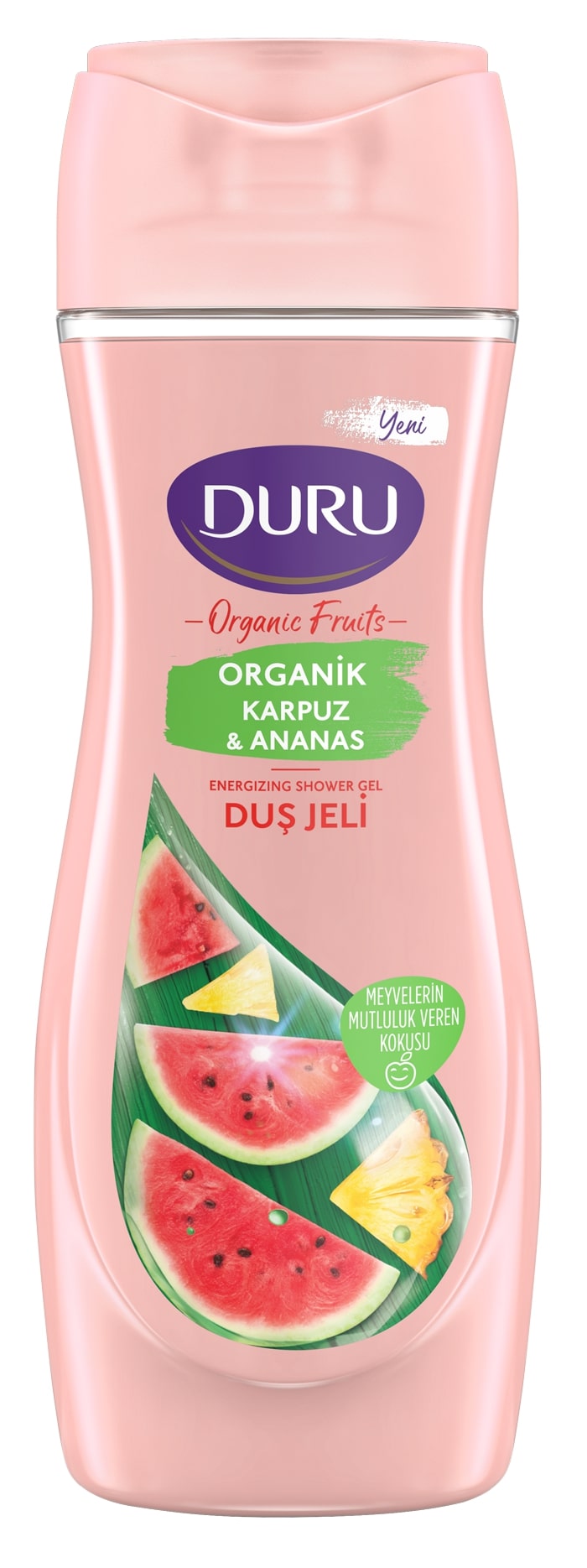Гель для душа Duru Organic Fruit Арбуз и ананас 450 мл
