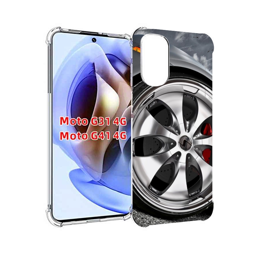 

Чехол MyPads Колесо мужской для Motorola Moto G31 4G / G41 4G, Прозрачный, Tocco