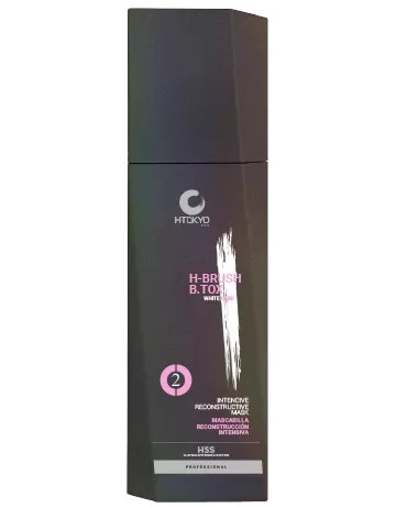 

Белый ботокс для волос H-Tokyo PRO H-Brush Botox Capilar White Care белый шаг 2