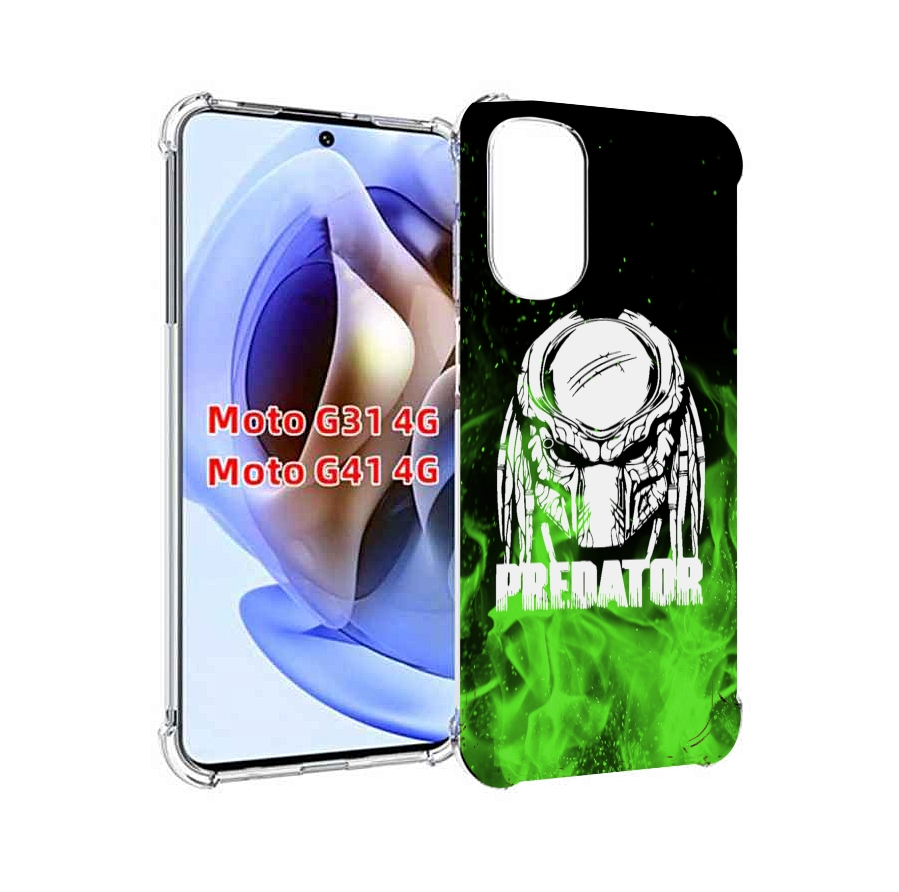 

Чехол MyPads Знак-хищника для Motorola Moto G31 4G / G41 4G, Прозрачный, Tocco