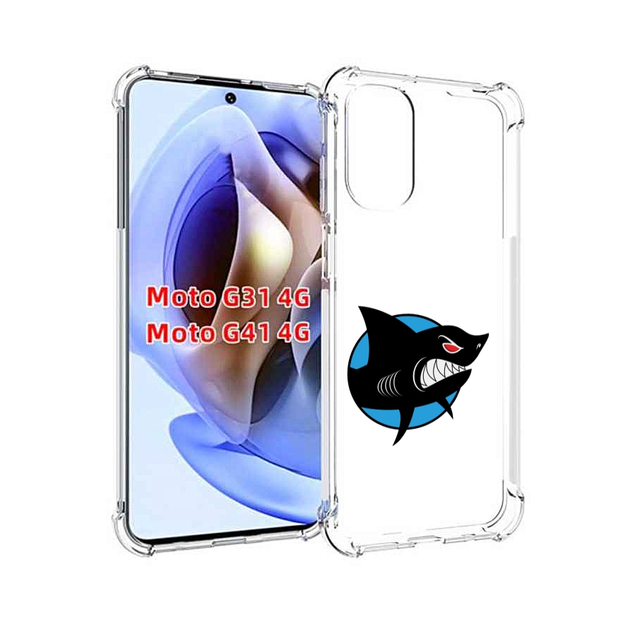 

Чехол MyPads Злая-акула для Motorola Moto G31 4G / G41 4G, Прозрачный, Tocco
