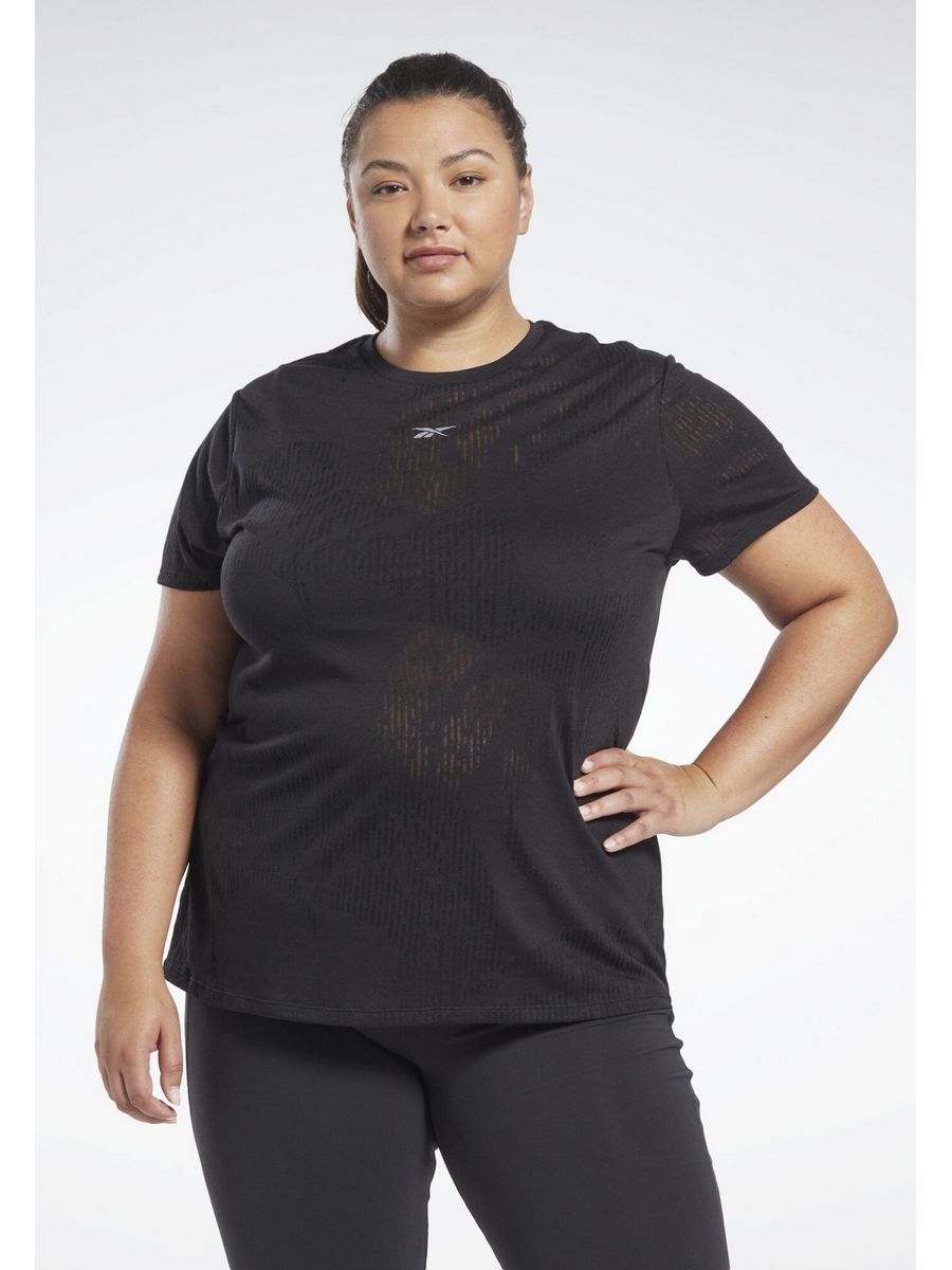 

Футболка женская Reebok RE541D1O2 черная 3X, Черный, RE541D1O2