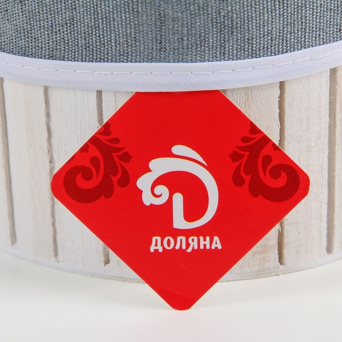 

Доляна Storage, 15х1х9 см, белый