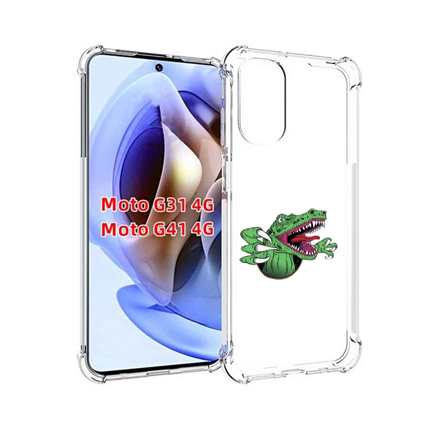 

Чехол MyPads Динозавр для Motorola Moto G31 4G / G41 4G, Прозрачный, Tocco